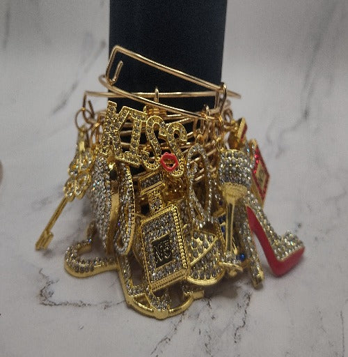 Bling Handmade Bangle Bracelet