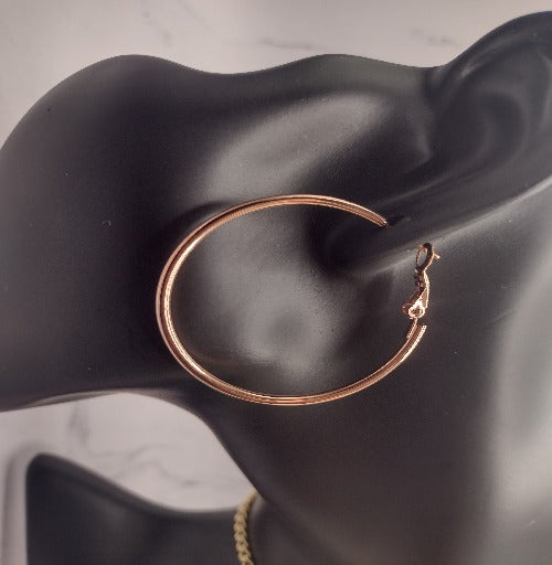 Gold Plated Nickel Free Hoops Earrings