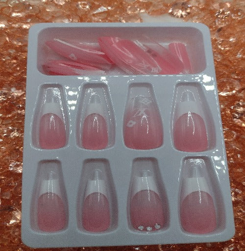 LV French Designer Press On Nails