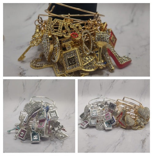 Bling Handmade Bangle Bracelet