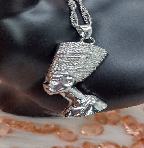Nefertiti Gold Plated Necklace