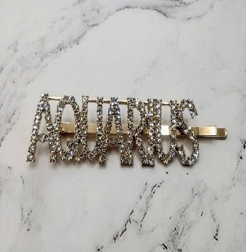 Zodiac Hair Pins (Gold or Silver)