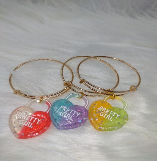 Kids Pretty Girl Bangle Bracelet