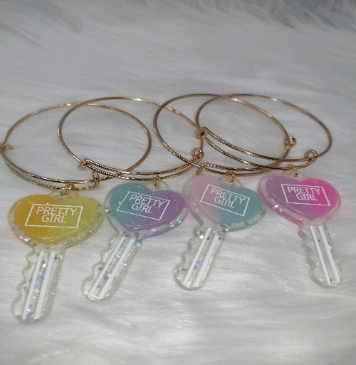 Kids Pretty Girl Bangle Bracelet