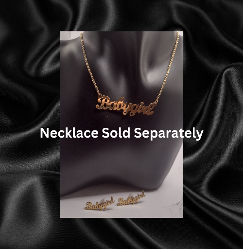 Babygirl  18K Gold Plated Earrings